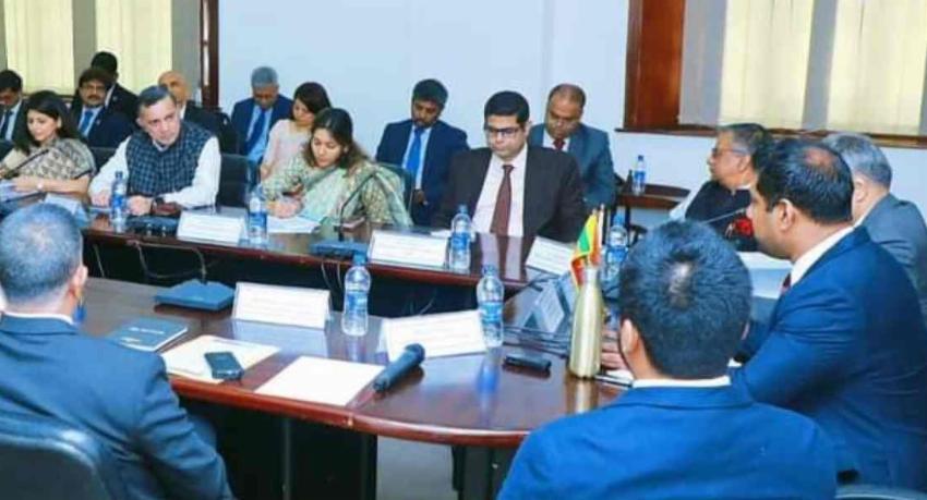 ඇමති කංචන හා ඉන්දීය නියෝජිතයින් අතර හමුවක්